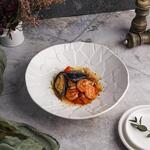 Салатник 1100 мл d 25 см h6 см Texture Style белый фарфор P.L. Proff Cuisine [3]