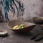 Салатник 800 мл 24,5*21,5 см h8 см Brown Untouched Taiga P.L. Proff Cuisine [1]