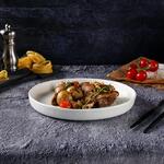Тарелка с бортом d 23 см h3 см White Raw Wood P.L. Proff Cuisine [6]