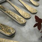 Ложка чайная 14,3 см матовая с золотом Lord Vintage Style P.L. Proff Cuisine [12] 