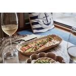 Блюдо прямоугольное 35*14 см h3,5 см 630 мл Pearl Sea Stone Frutti di Mare P.L. [4]