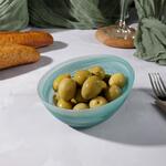 Салатник 320 мл d 12 см h7 см Green Sky косой матовое стекло P.L. Proff Cuisine [6]