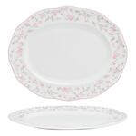 Блюдо овальное 34*27 cм h2,5 см La Vie En Rose Noble [1]