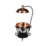 Чафиндиш (мармит) 1,75 л круглый Copper с медным покрытием нерж. на подставке P.L. Proff Cuisine