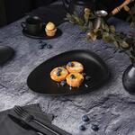 Блюдо овальное 26,5*20 см h4,5 см Smooth Black Raw Stellar P.L. Proff Cuisine [3]
