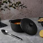 Бульонница 500 мл d 14 см h7 см с крышкой Black Raw Wood P.L. Proff Cuisine [6]