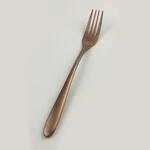 Вилка столовая 21,5 см матовая цвет светлая медь PVD Alessi-Copper P.L. [12]