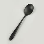 Ложка столовая 21 см матовая черный цвет PVD Alessi-Black P.L. [12]