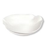 Салатник 300 мл 22*20 см h6/3 см овальный Relief белый фарфор P.L. Proff Cuisine [4]