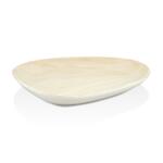 Тарелка 26*22,5 см h2,7 см овальная Velho Island Ivory By Bone Innovation [6]