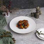 Тарелка d 25,5 см h3 см с широкими полями белая фарфор P.L. Proff Cuisine [6]
