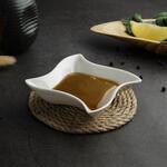 Соусник  60 мл 9,5*9,5 см h2,5 см Mini Mix бумеранг белый фарфор P.L. Proff Cuisine [6]