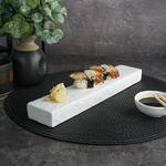 Блюдо прямоугольное 30,6*6 см h2,8 см White Matt Panasia P.L. Proff Cuisine [4]