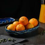 Блюдо овальное 35*20,5 см h6 см глубокое 2 л Aqua Blue Style Buffet P.L. [1] 