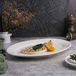 Блюдо овальное 35*24,5 см h2,7 см белое фарфор P.L. Proff Cuisine [3]