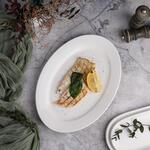 Блюдо овальное 35*24,5 см h2,7 см белое фарфор P.L. Proff Cuisine [3]