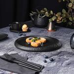 Блюдо овальное 28*21,5 см h3 см Black Raw Stellar P.L. Proff Cuisine [3]