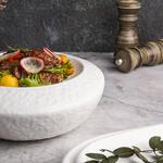 Блюдо круглое для подачи d 20,5 см h8,8 см Organic белое фарфор P.L. Proff Cuisine [2]
