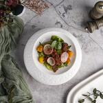 Блюдо круглое для подачи d 20,5 см h8,8 см Organic белое фарфор P.L. Proff Cuisine [2]