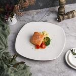 Тарелка 29,5*29,5 см h2,5 см квадратная с кругл. краем белая фарфор P.L. Proff Cuisine [6]
