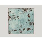 Тарелка RAK Porcelain Peppery квадратная 30*30 см, h 2 см, голубой цвет