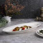 Блюдо овальное 35*13,5 см h3,3 см белое фарфор P.L. Proff Cuisine [3]