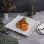 Тарелка 27*27 см h3 см квадратная белая фарфор NEW P.L. Proff Cuisine [3]