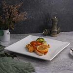 Тарелка 27*27 см h3 см квадратная белая фарфор NEW P.L. Proff Cuisine [3]
