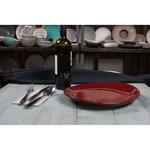 Блюдо овальное 30*26,5 см h2,8 см Evolution Dark Red P.L. Proff Cuisine [1]