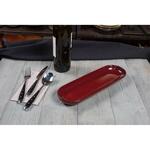 Блюдо овальное 32,5*10 см h3 см Evolution Dark Red P.L. Proff Cuisine [1]