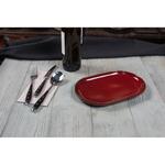 Блюдо овальное 25*16 см h2,4 см Evolution Dark Red P.L. Proff Cuisine [1]