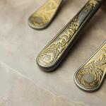 Нож десертный 20,7 см матовый с золотом Lord Vintage Style P.L. Proff Cuisine [12] 