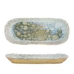 Блюдо овальное 34*14,5 см h3,5 см Gray Pearl Spots Sea Wave Frutti di Mare P.L. [1]