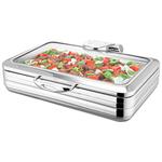 Мармит индукционный 8,5 л 1/1*65 с откидной крышкой и окном 58,5*48,5*17 см SICILY SUNNEX