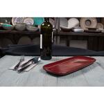 Блюдо овальное 36*14 см h2 см Evolution Dark Red P.L. Proff Cuisine [1]