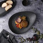 Блюдо овальное 31*23,3 см h5 см Side Up Black Raw Stellar P.L. Proff Cuisine [4]