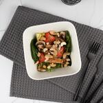 Салатник  800 мл 15*15 см h7,5 см квадратный белый фарфор P.L. Proff Cuisine [6]