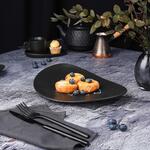 Блюдо овальное 29*20 см h3 см Side Up Smooth Black Raw Stellar P.L. Proff Cuisine [3]