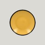 Тарелка-салатник RAK Porcelain LEA Yellow 26 см, высота 5 см, 1,2 л (желтый цвет)