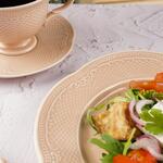 Тарелка d 23 см h2,3 см Aristocrat Peach Tea Noble [6]