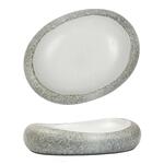 Блюдо овальное 26*20 cм h6 cм 300 мл Stone White Matt New Taiga P.L. [1]