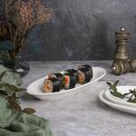 Блюдо овальное 29,5*12 см h2,8 см белое фарфор P.L. Proff Cuisine [6]