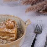 Блюдо для подачи 15,4*14,5 см h4 см 450 мл с ручками Light Brown Frutti di Mare P.L. [1]