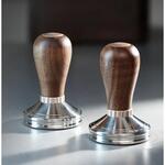 Темпер для кофе d 58 мм h9 см Thunder Tamper нерж. сталь дерев. ручка коричневый ZeroHero