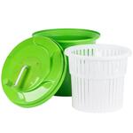 Центрифуга сушилка для зелени 12 л d 33 см h34 см зеленая пласт. P.L. Proff Cuisine