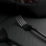 Вилка столовая 19 см матовая черный цвет Black Sapporo PVD P.L. - Davinci [12]
