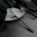 Вилка столовая 21,5 см матовая черный цвет PVD Alessi-Black P.L. [12]