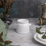 Соусник молочник 125 мл d 7 см h6 см круглый белый фарфор P.L. Proff Cuisine [6]