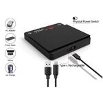 Весы кофейные портативные черные 0,1-2000гр 9,6*10,1 см h2 см USB зарядка P.L. Barbossa