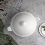 Супница 3 л d 25 см h22 см белая фарфор P.L. Proff Cuisine [1]